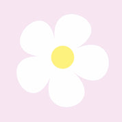Kleine Blumen Weiß | All-Over Transferbogen