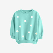 Kleine Blumen Weiß | All-Over Transferbogen