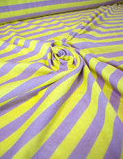 Zitronenstreifen | 100 % Baumwolljersey | 170 cm breit