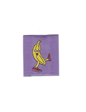 Let's Go Bananas | Gewebtes Nählabel