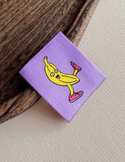 Let's Go Bananas | Gewebtes Nählabel