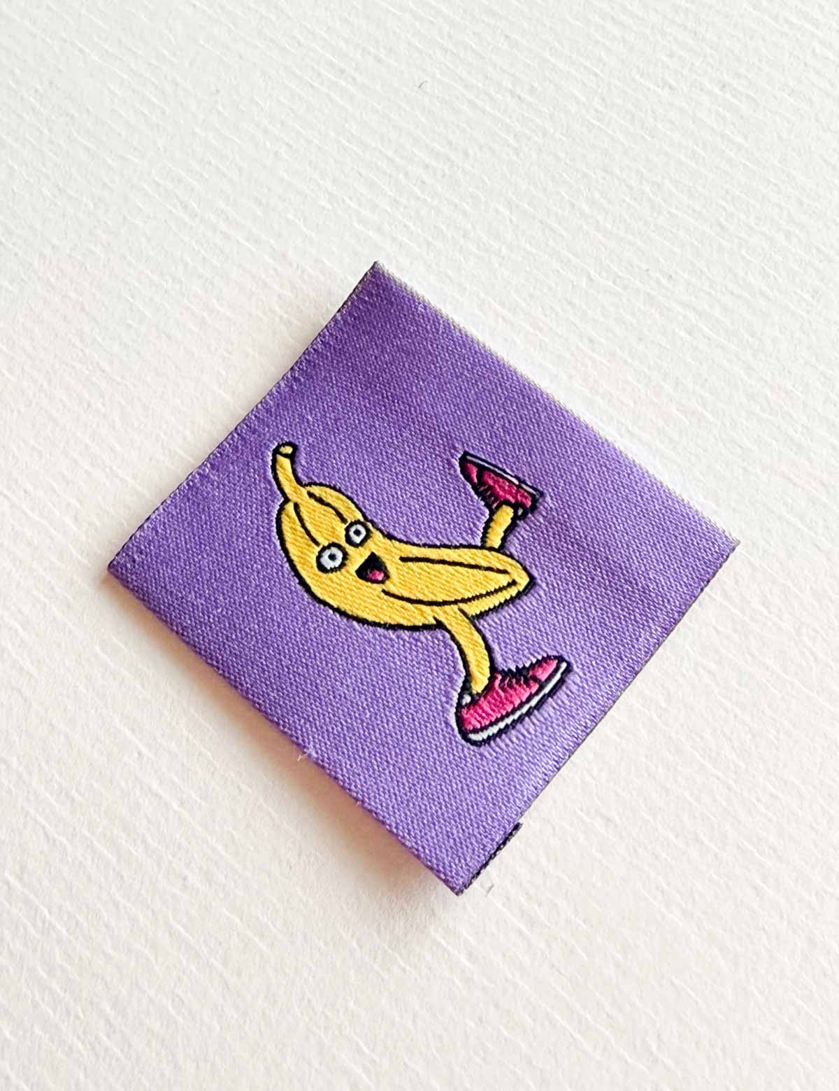 Let's Go Bananas | Gewebtes Nählabel