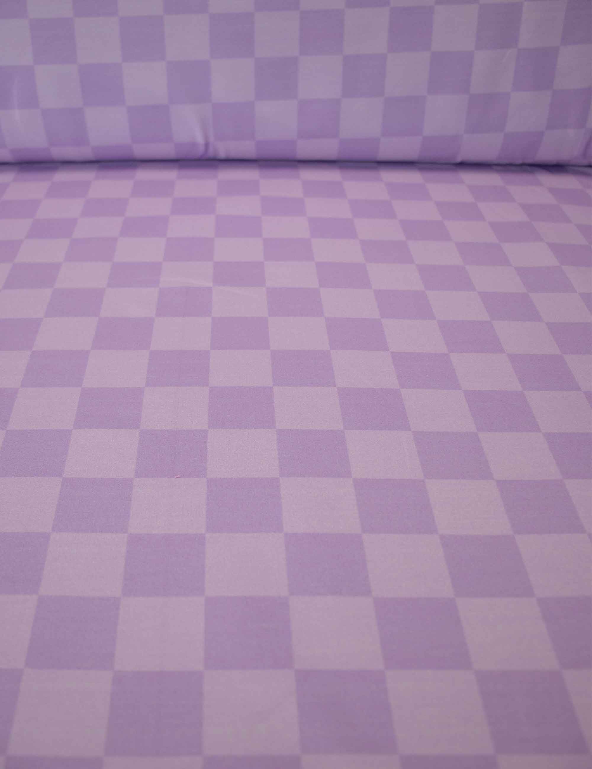 Lilalicious Check | French Terry | 170 cm breit