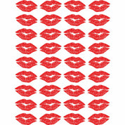 Kisses Red | Allover Transferfolie