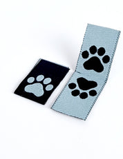 Little Blue Paw | Gewebtes Einnähetikett
