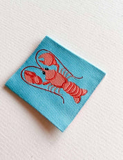 Lobster | Gewebtes Nähetikett