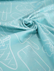 Melty Days Blau | Trikot | 170 cm breit