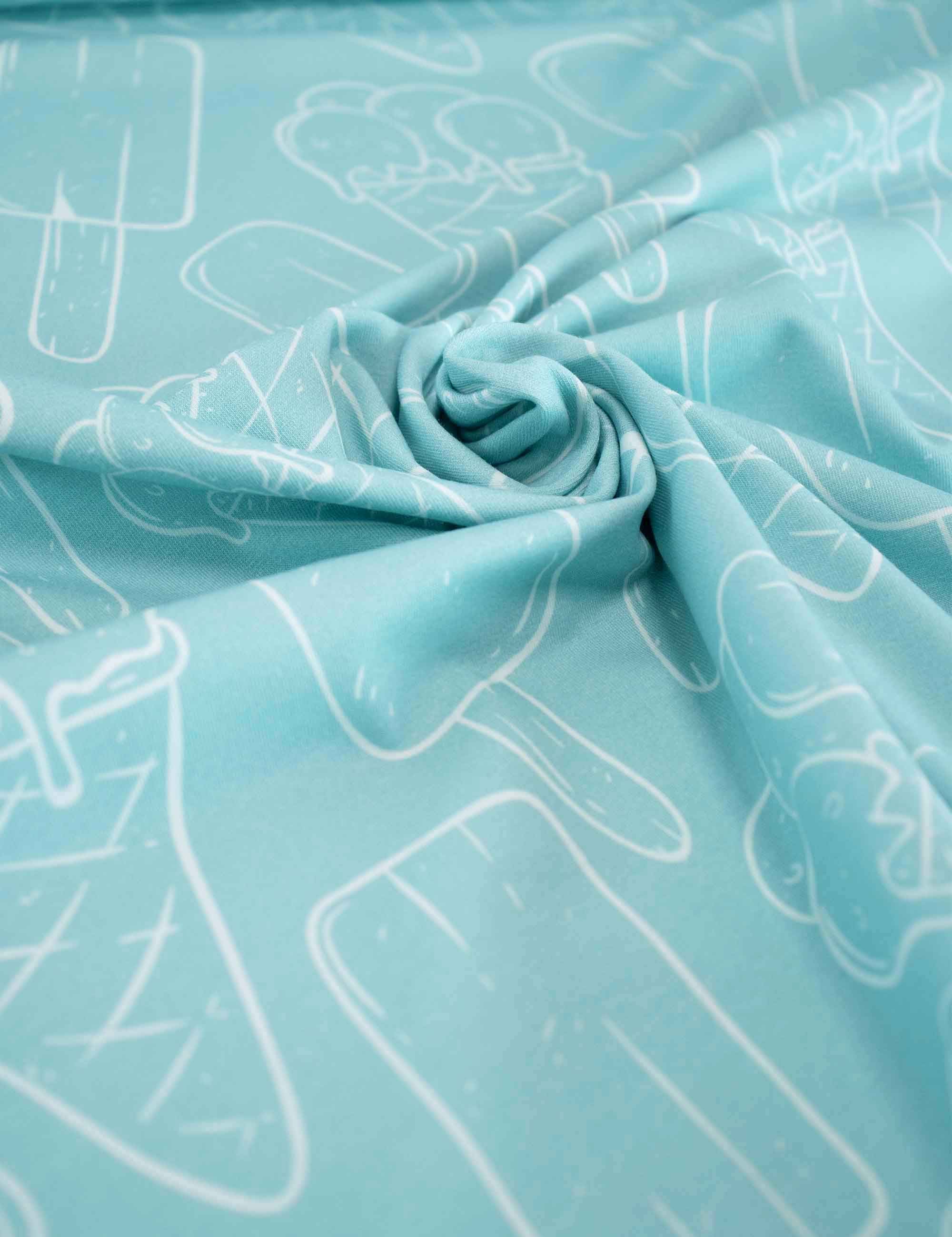 Melty Days Blau | Trikot | 170 cm breit
