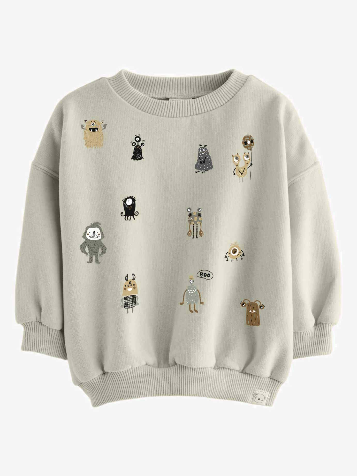 Monsters Beige - Fabric Frenzy
