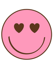 Smiley Pink | Bügeltransfer
