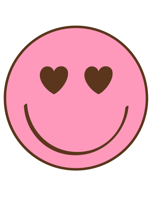 Smiley Pink | Bügeltransfer