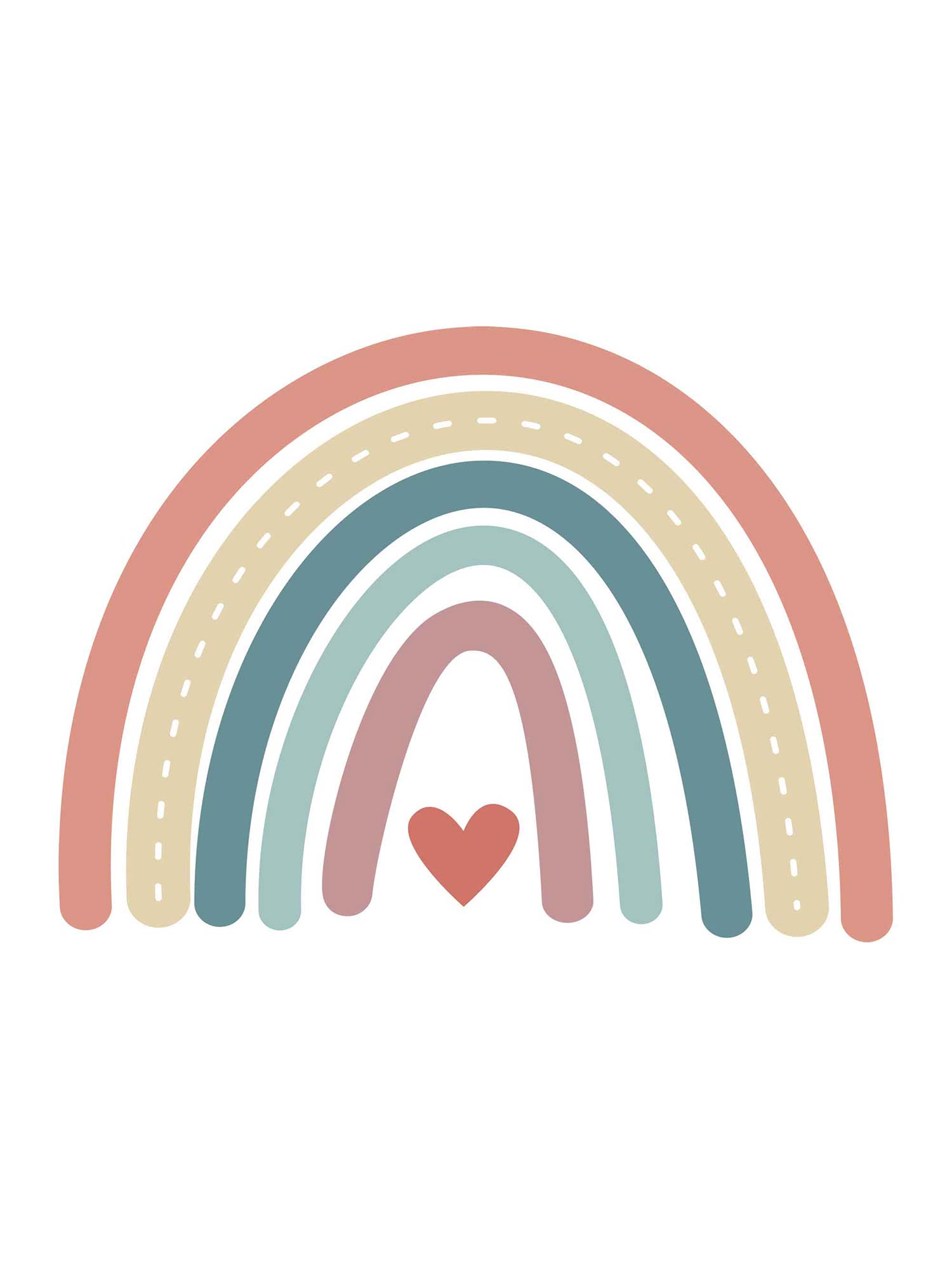Regenbogen 2 - Boho Regenbogen - Kleidungstransfer