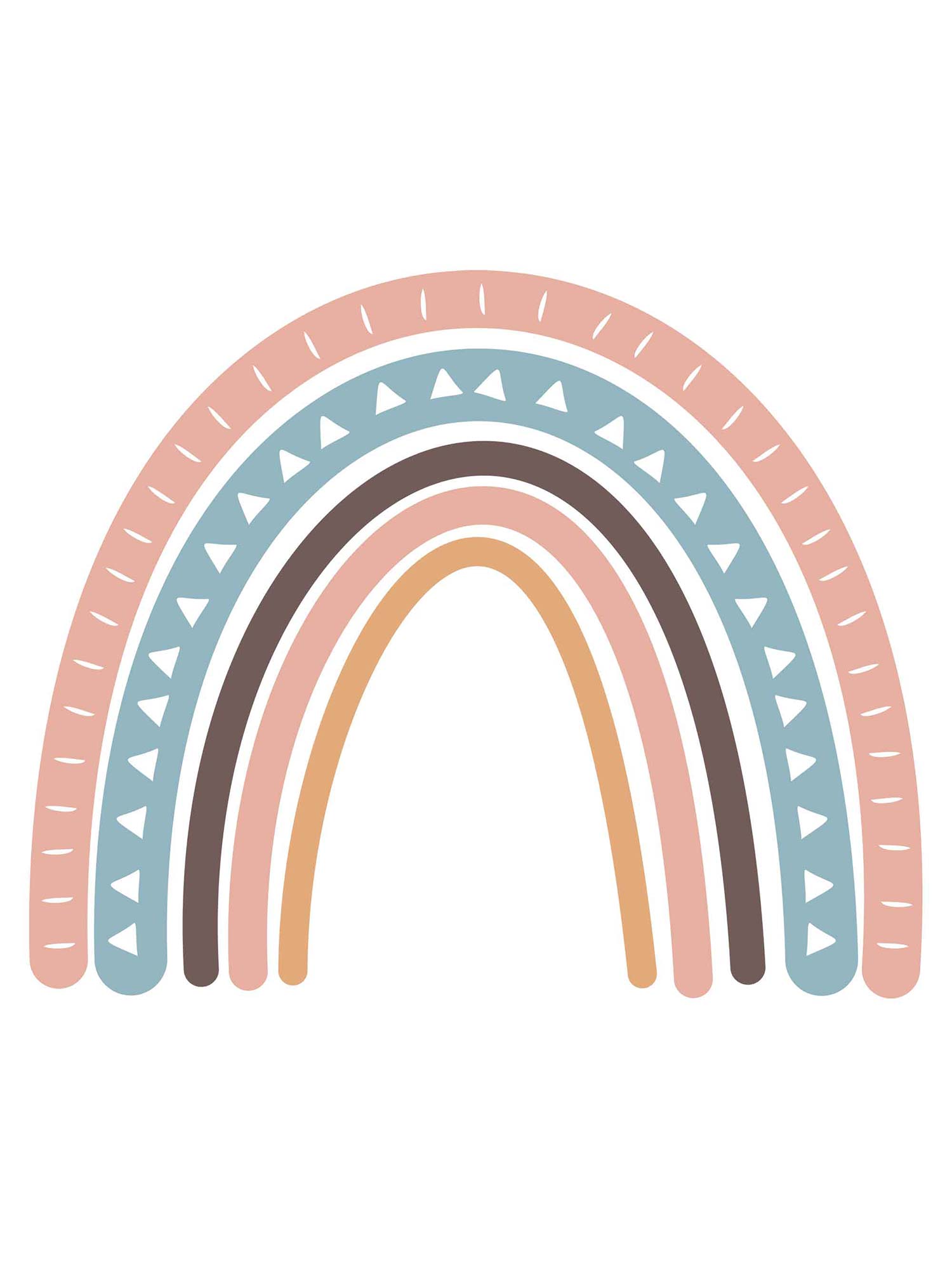 Regenbogen 5 - Boho Regenbogen - Kleidungstransfer