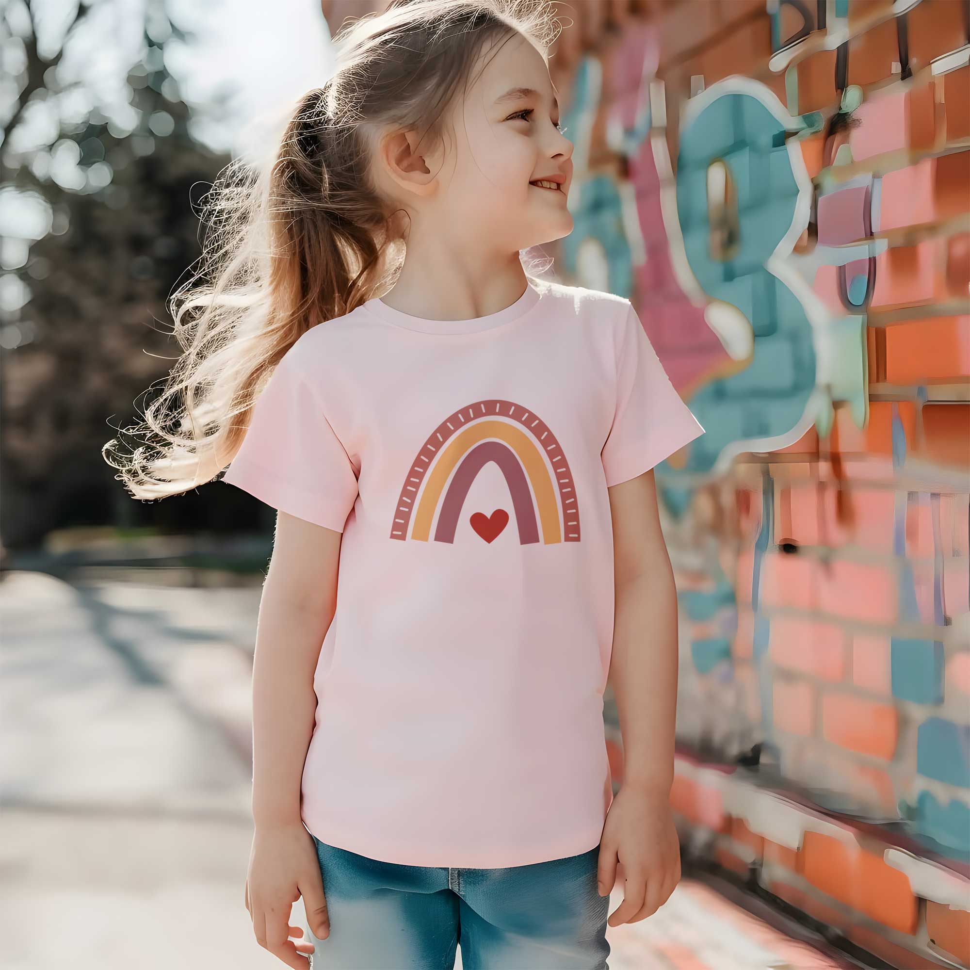 Regenbogen 6 - Boho Regenbogen - Kleidungstransfer