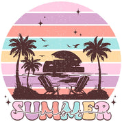 Summer Vibes dark - Groovy Sommerkleidung Transfer