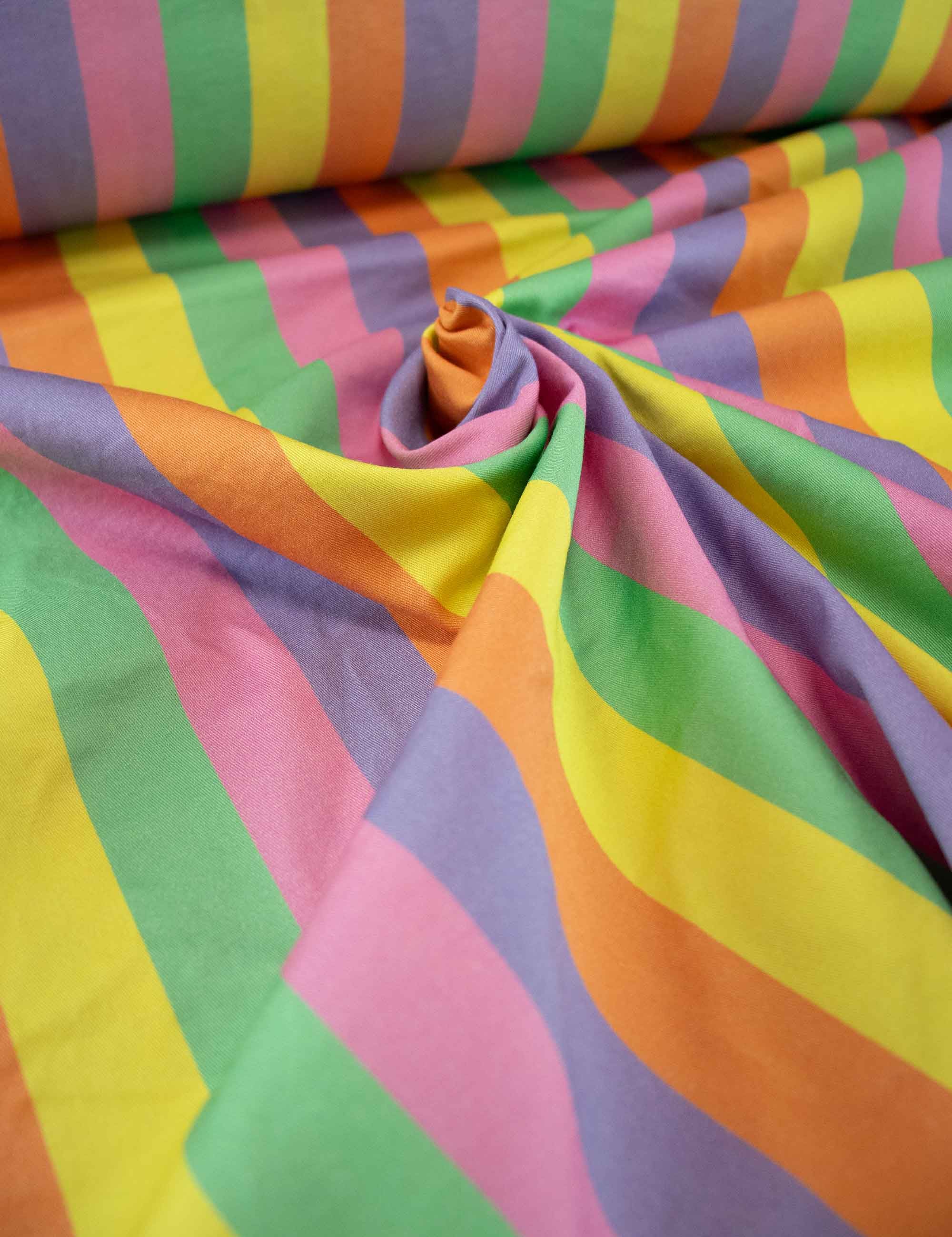 Retro Parade | Baumwoll-Twill-Stretch