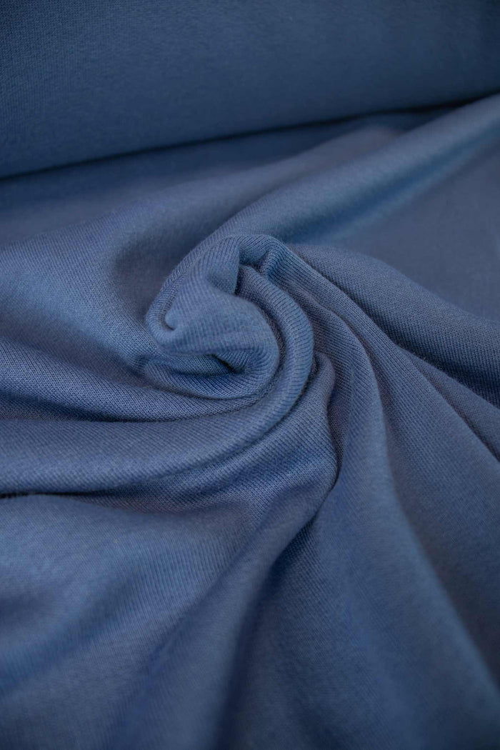 Rhino Blue | French Terry aus 100 % Baumwolle | 180cm breit