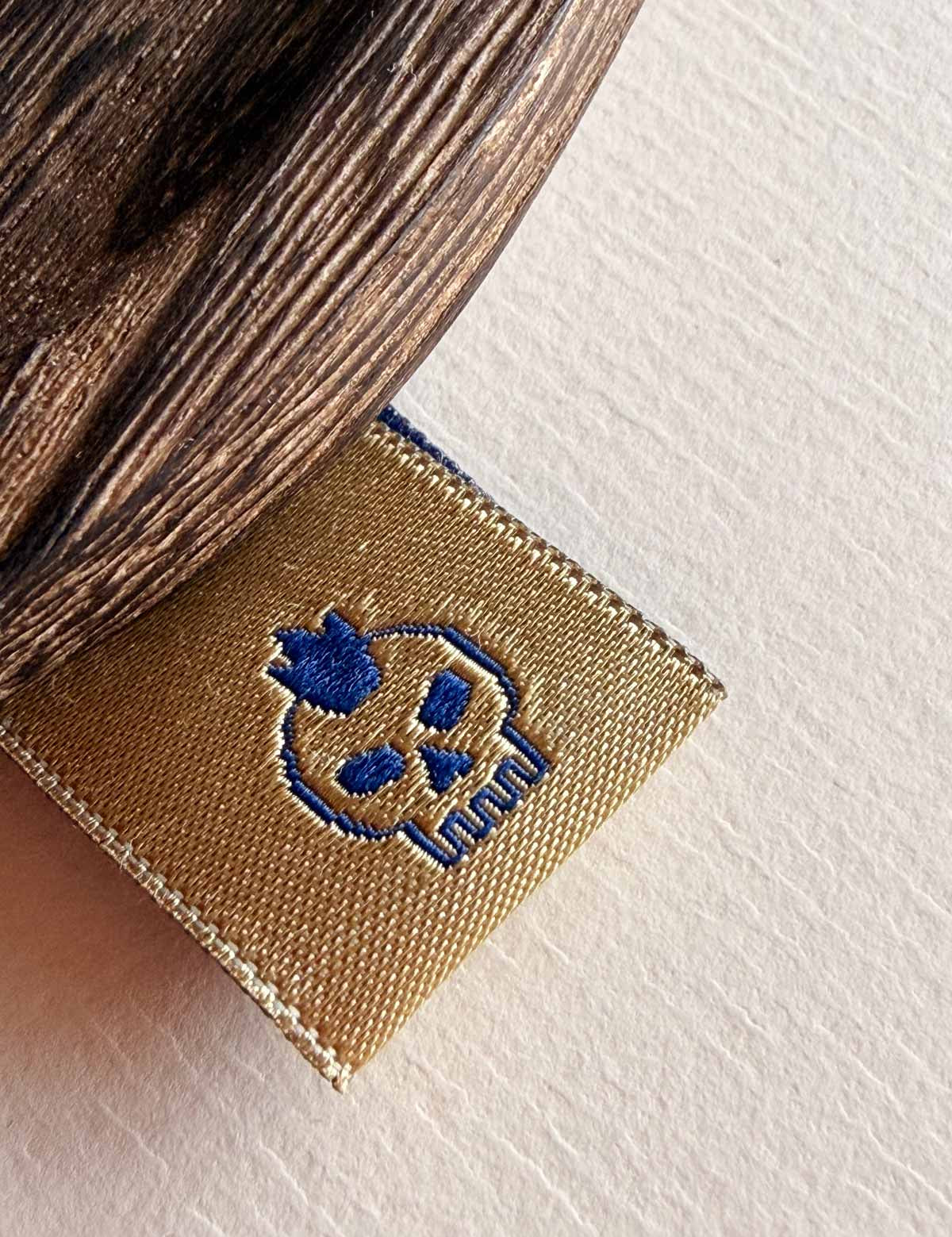 Rock Blue | Gewebtes Nählabel