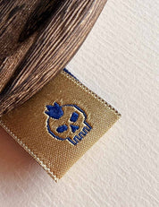 Rock Blue | Gewebtes Nählabel