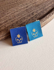 Rock Blue | Gewebtes Nählabel
