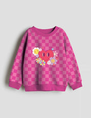 Sweet Heart Retro Crush strijktransfer op een trui