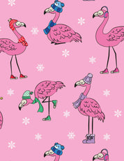 Winter Flamingo Pink Pearl | French Terry | 170 cm breit