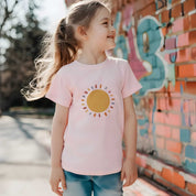 Gelbe Sonne - Boho Regenbogen - Kleidungstransfer
