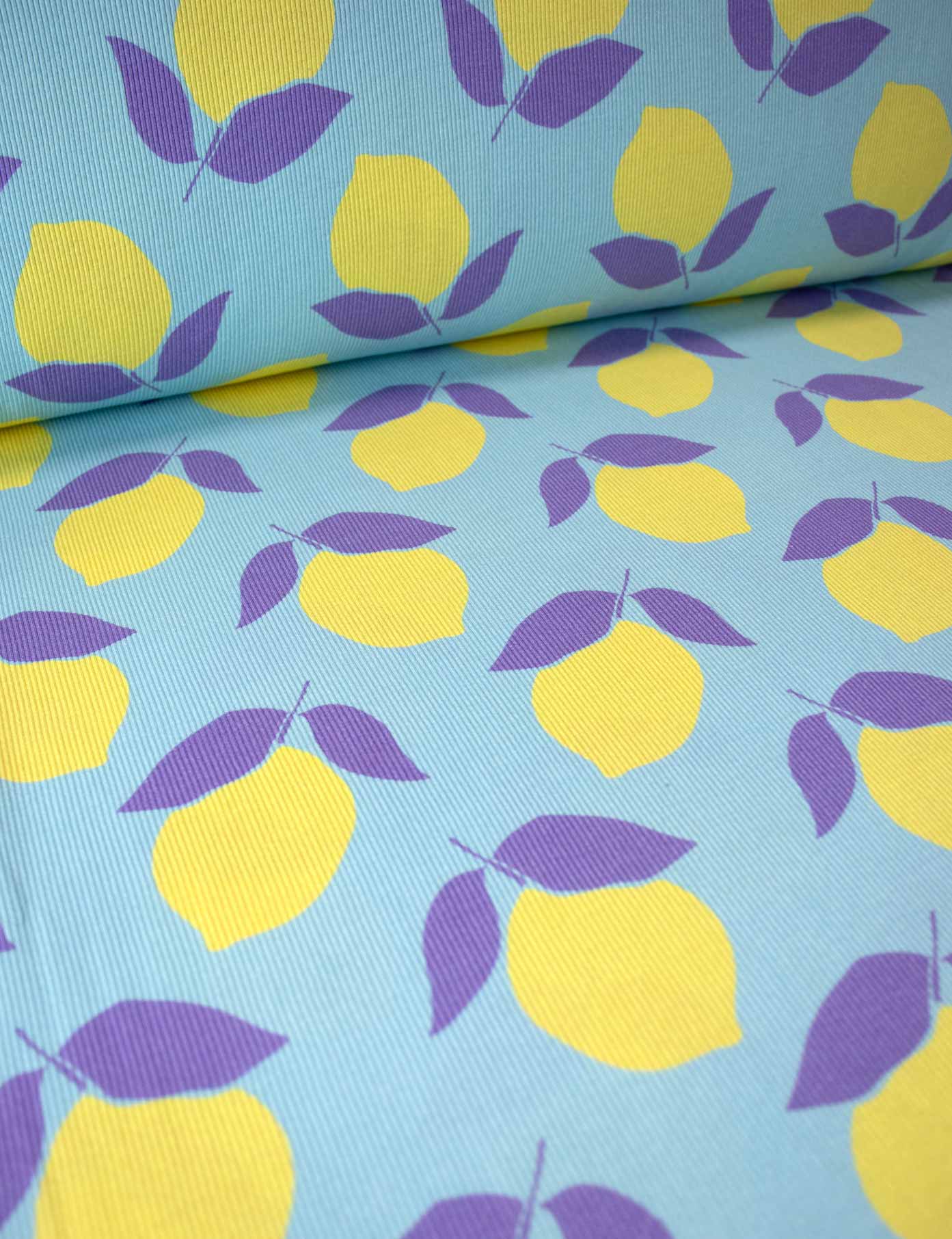 Spritziger Pop | Rippstrick | 125 cm breit