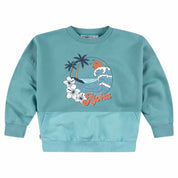Aloha – Blauer Sommerkleidungstransfer