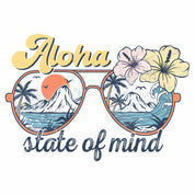 Aloha State of Mind – Blauer Sommerkleidungstransfer