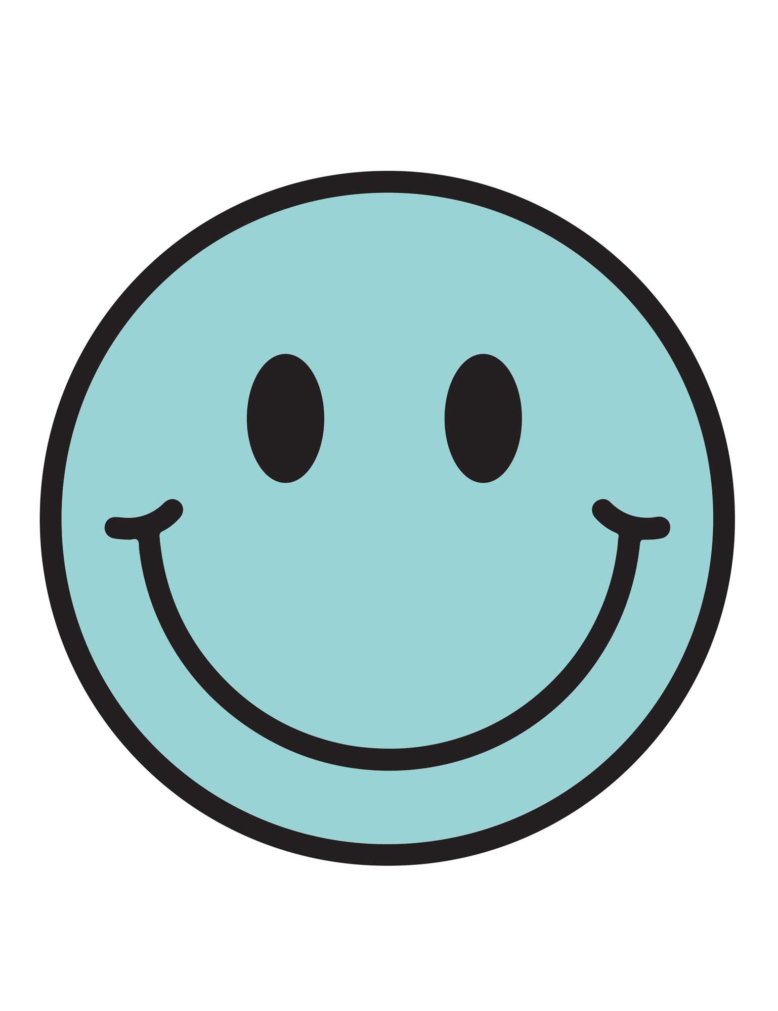 Aqua Island Smiley | Bügelbilder