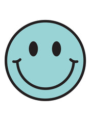 Aqua Island Smiley | Bügelbilder