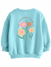 At it's Own Pace - Abstrakte Blume | Bügelbild