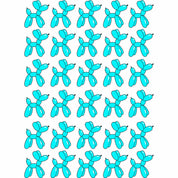 Ballonhund Blau - Fabric Frenzy