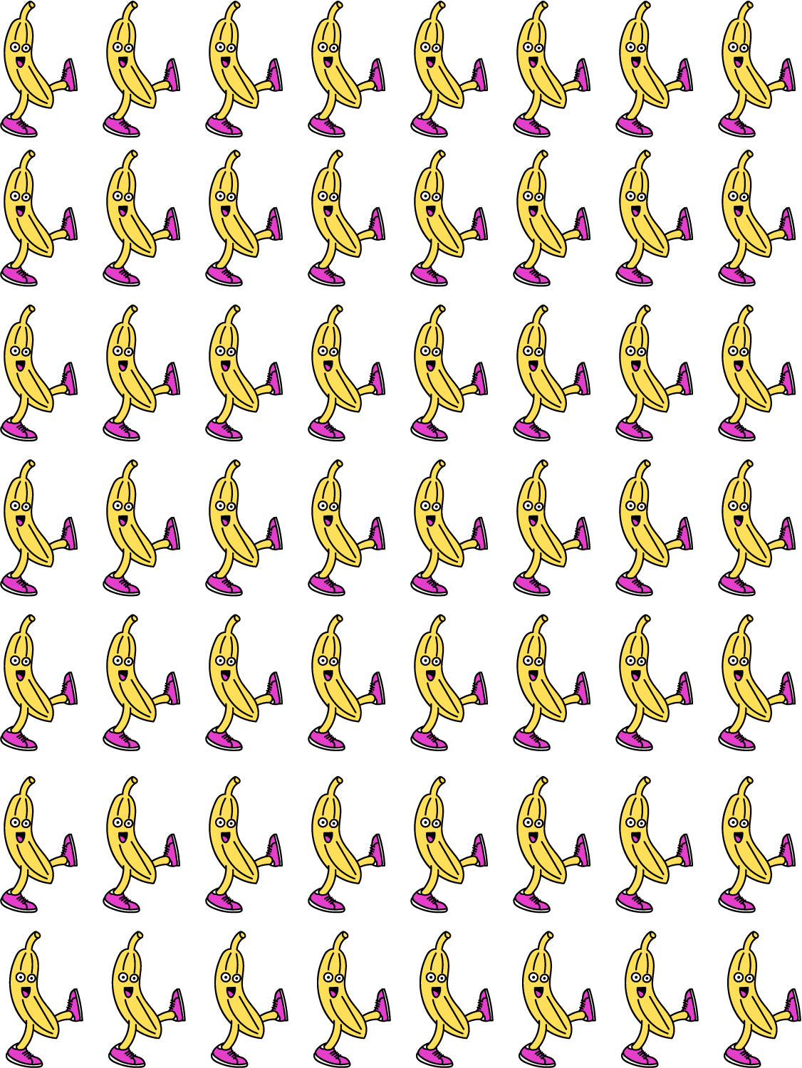 Bananen | All-over-Transferfolie