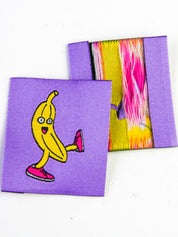 Let's Go Bananas | Gewebtes Nähetikett