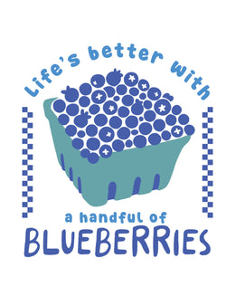 Blueberries – Fruit Parade – Bügelbild