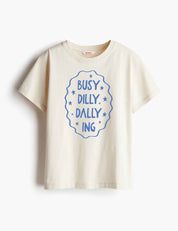 Busy Dilly Dallying – Handgezeichnet | Bügeltransfer