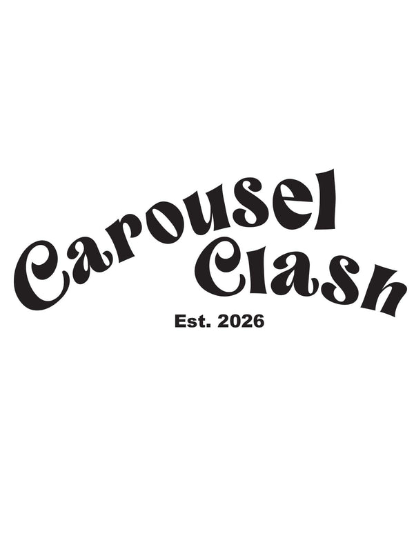 Carousel Clash – Bügelbild – auf einem Pullover