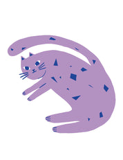 Katze Lilac Blue | Bügelbild
