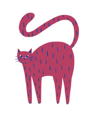 Katze Berry Bold | Bügelbild