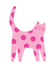 Katze Pink Pearl | Bügelbild