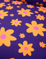 Color Clash Midnight Plum | French Terry | 170 cm breit