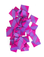 Color Pop - Rosa & Lila | Gewebtes Nähetikett