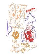 Concrete L - Urban Noise | Strijktransfer