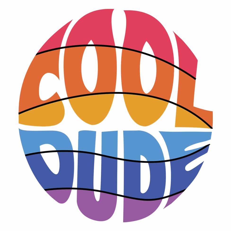 Cool Dude Baseball | Bügelbild
