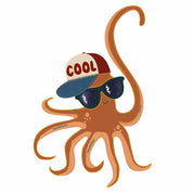 Cool Octopus | Bügelbild