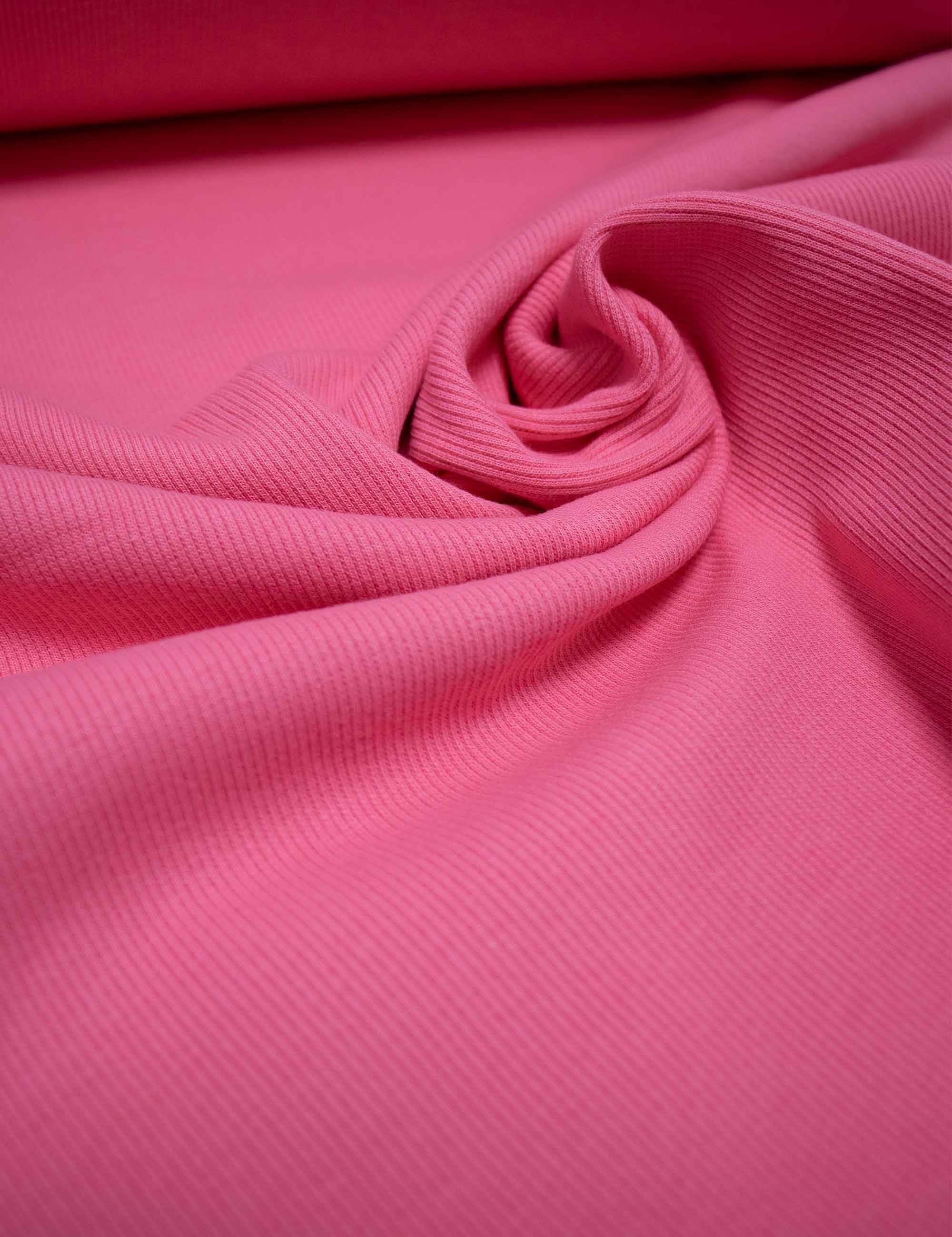 Coral Crush | 2x1 Rippenbündchen | 125 cm breit