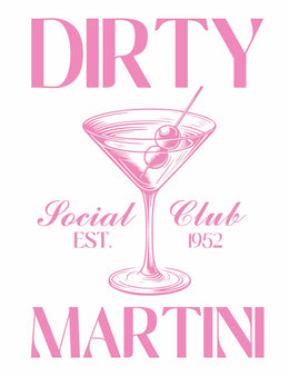Dirty Martini - Summer Cocktails – Bügelbild