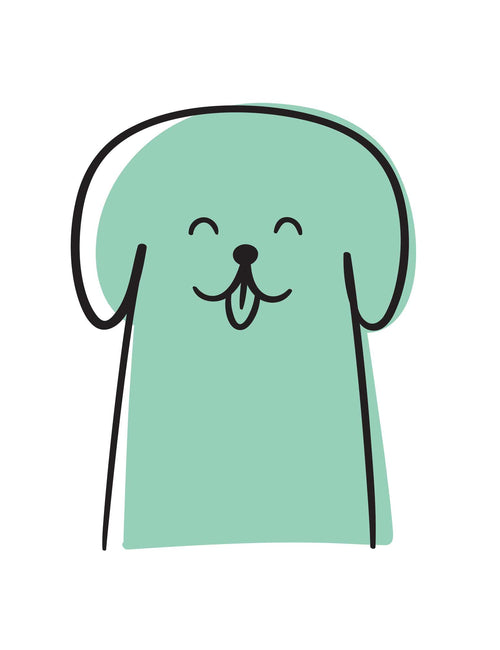 Dog Mint Vibe | Bügelbild